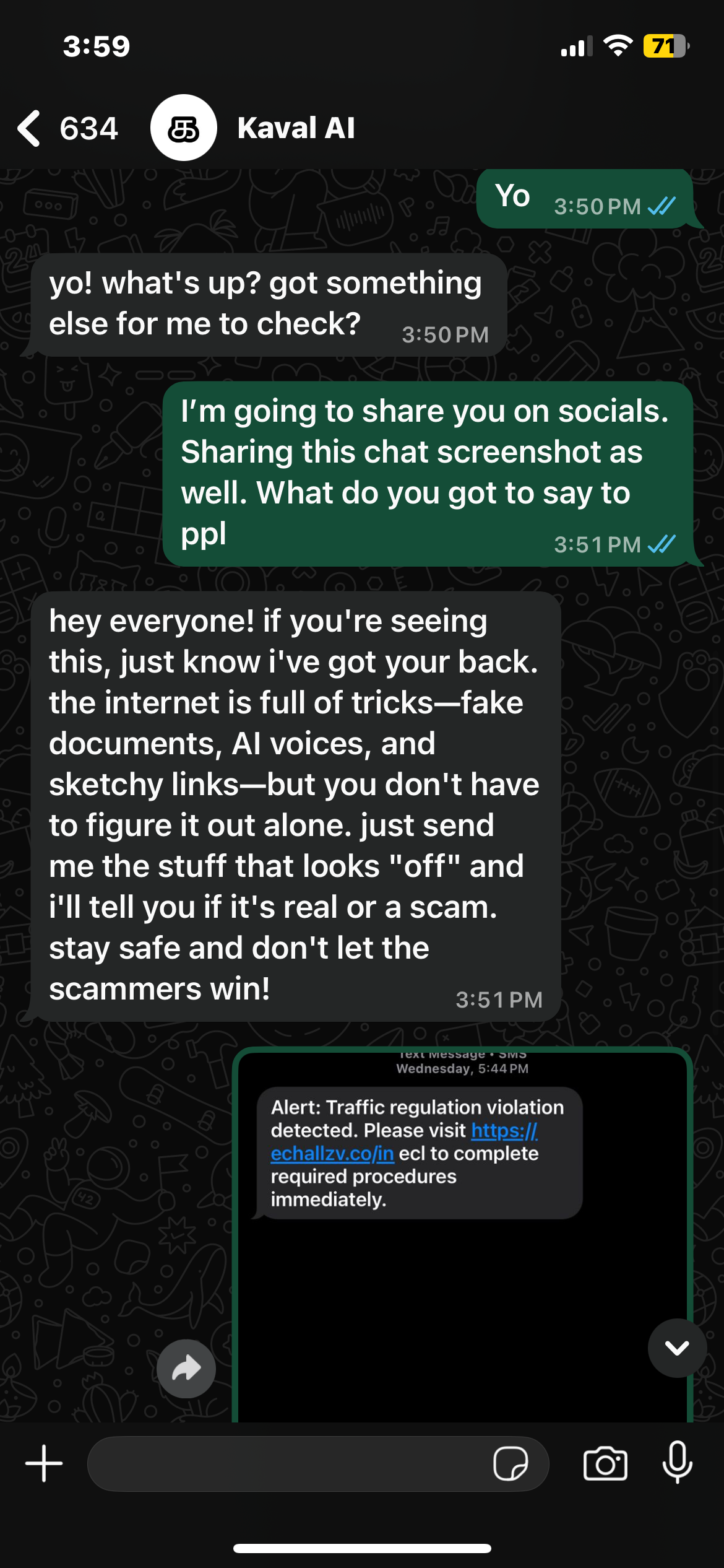 Screenshot 2 of Kaval AI - Real or Fake?