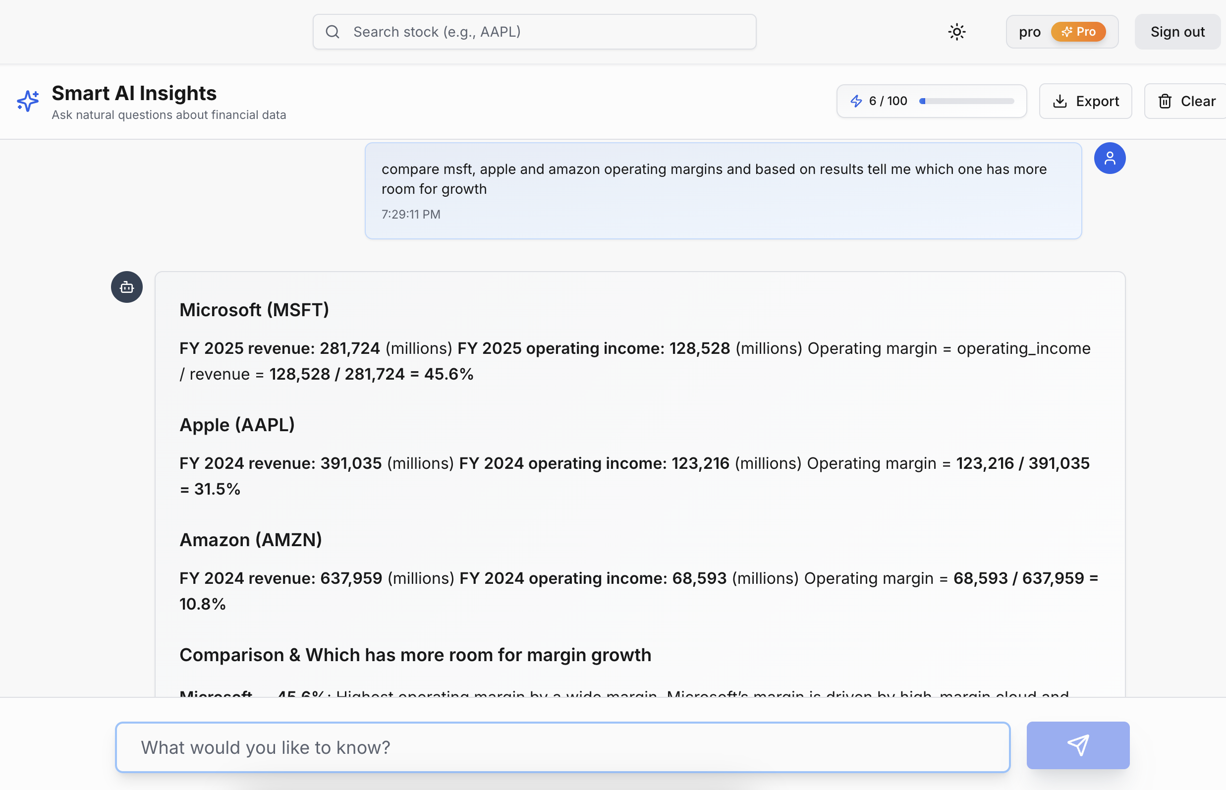 Screenshot 3 of StockAInsights - Stock Analysis Platform