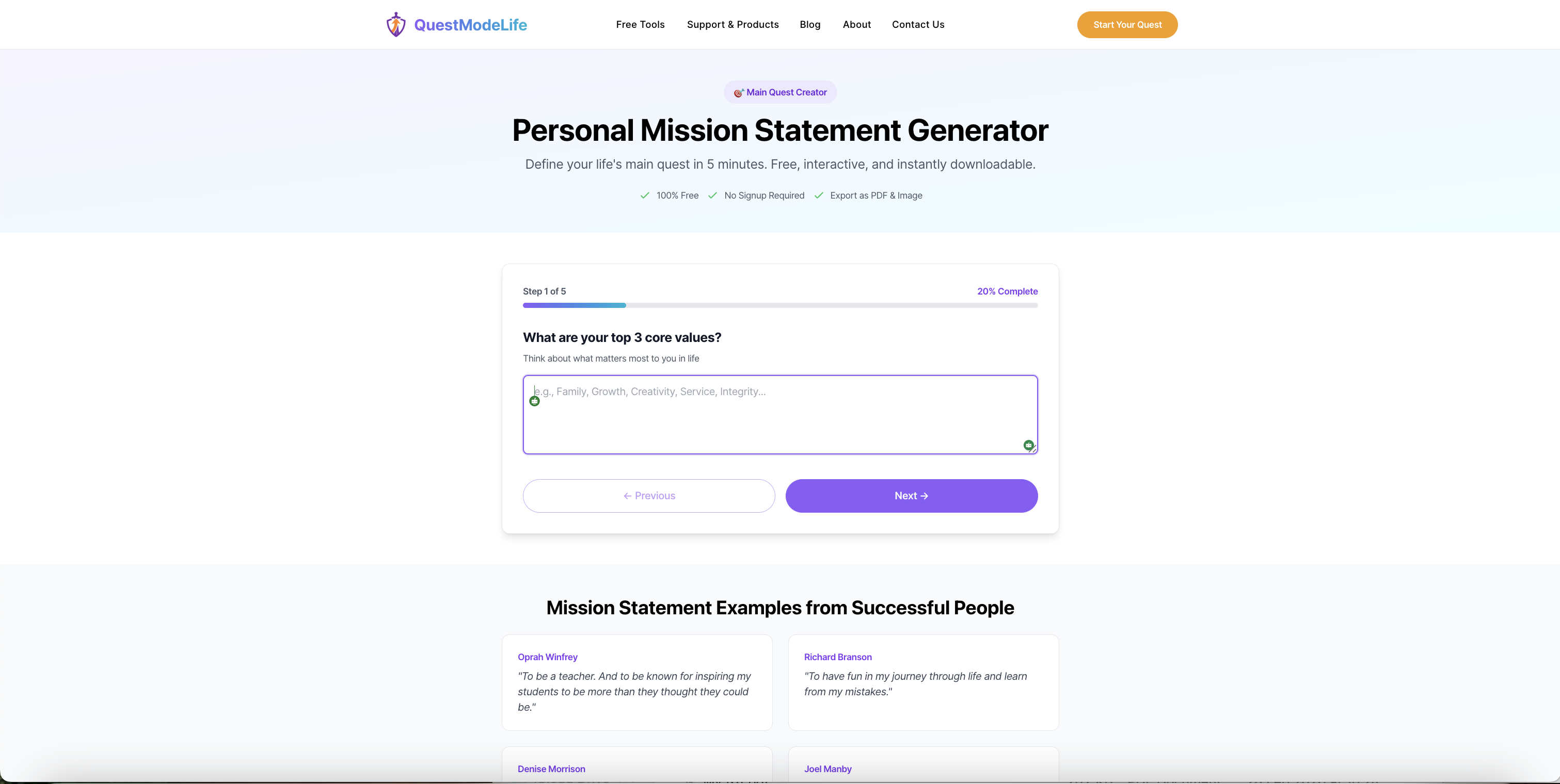 Screenshot 2 of QuestModeLife