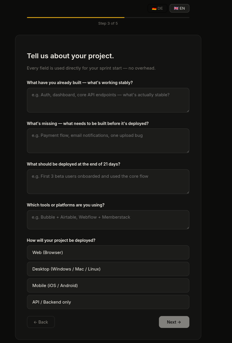 Screenshot 2 of MVP Builder