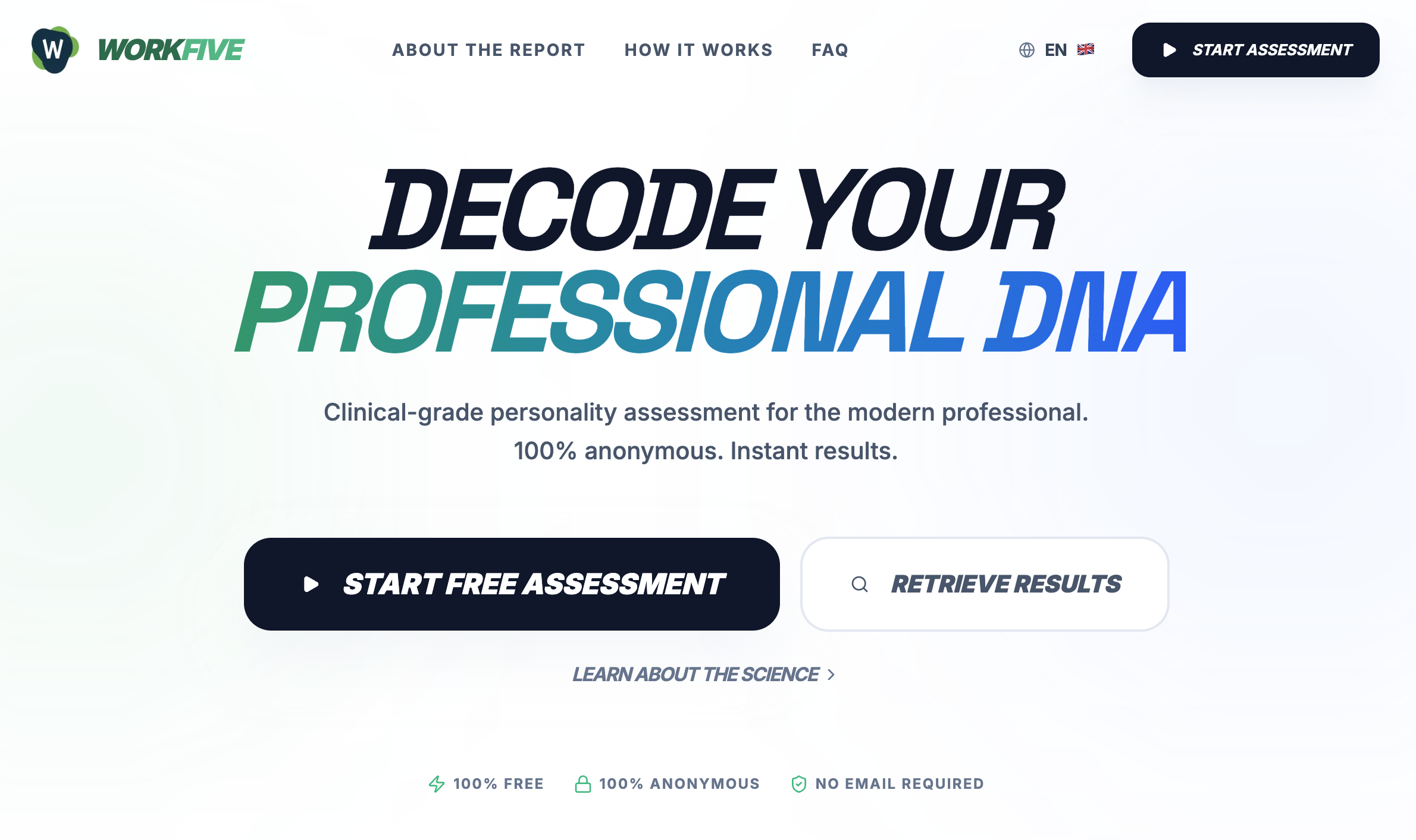 Screenshot 1 of WorkFive - Free Assessment for Work