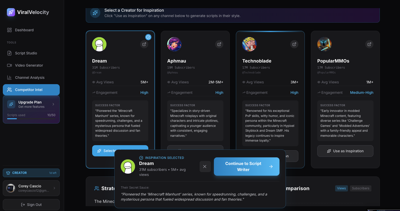 Screenshot 4 of Free YouTube Script Generator