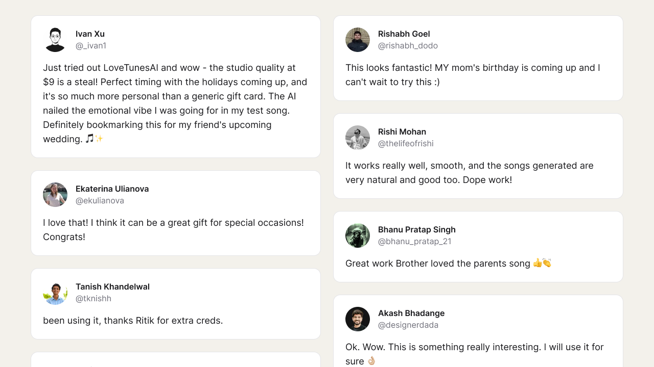 Screenshot 2 of LoveTunesAI