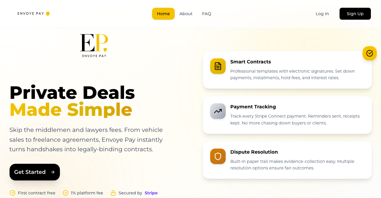 Screenshot 1 of Envoye Pay