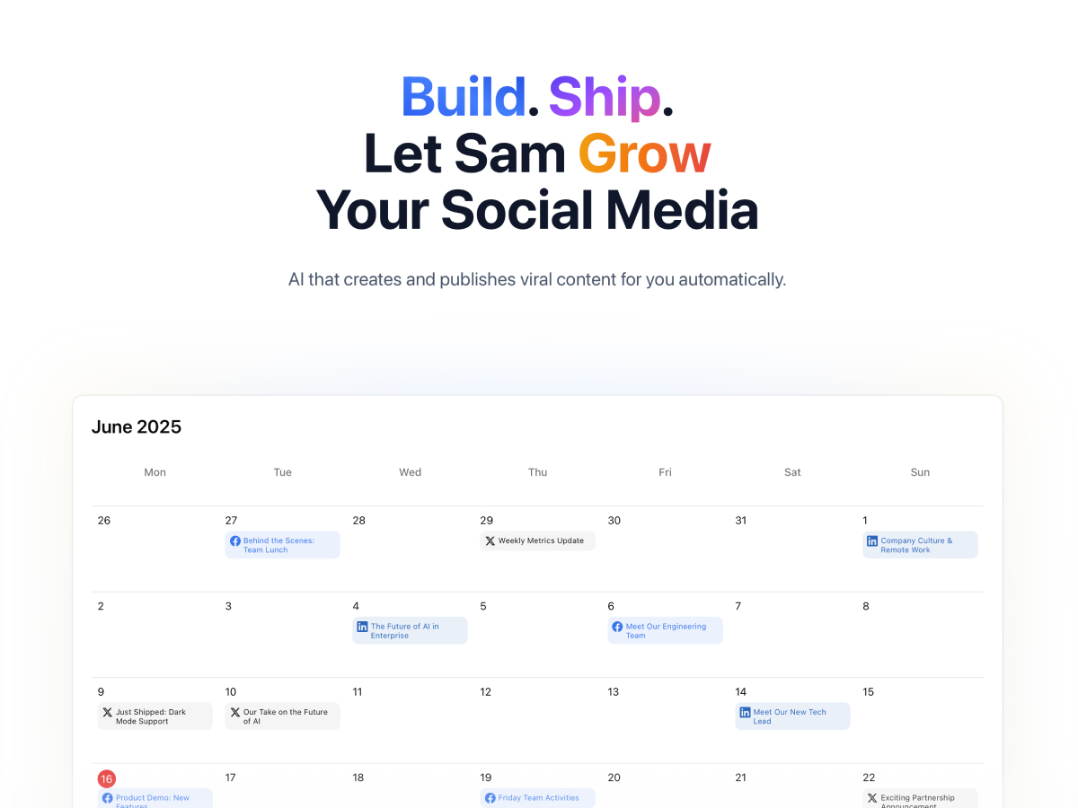 Screenshot 1 of PostSam