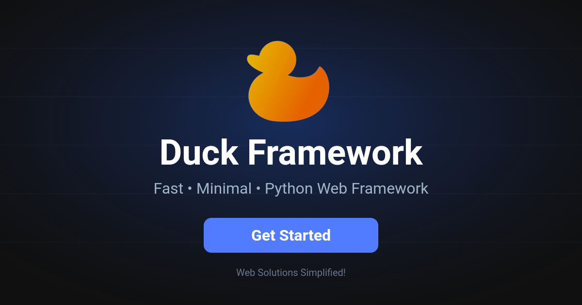 Screenshot 1 of Duck Framework