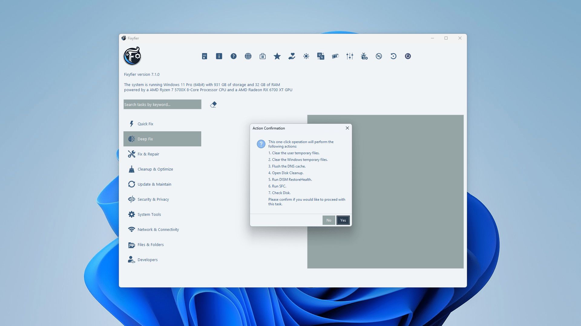 Screenshot 3 of Fixyfier