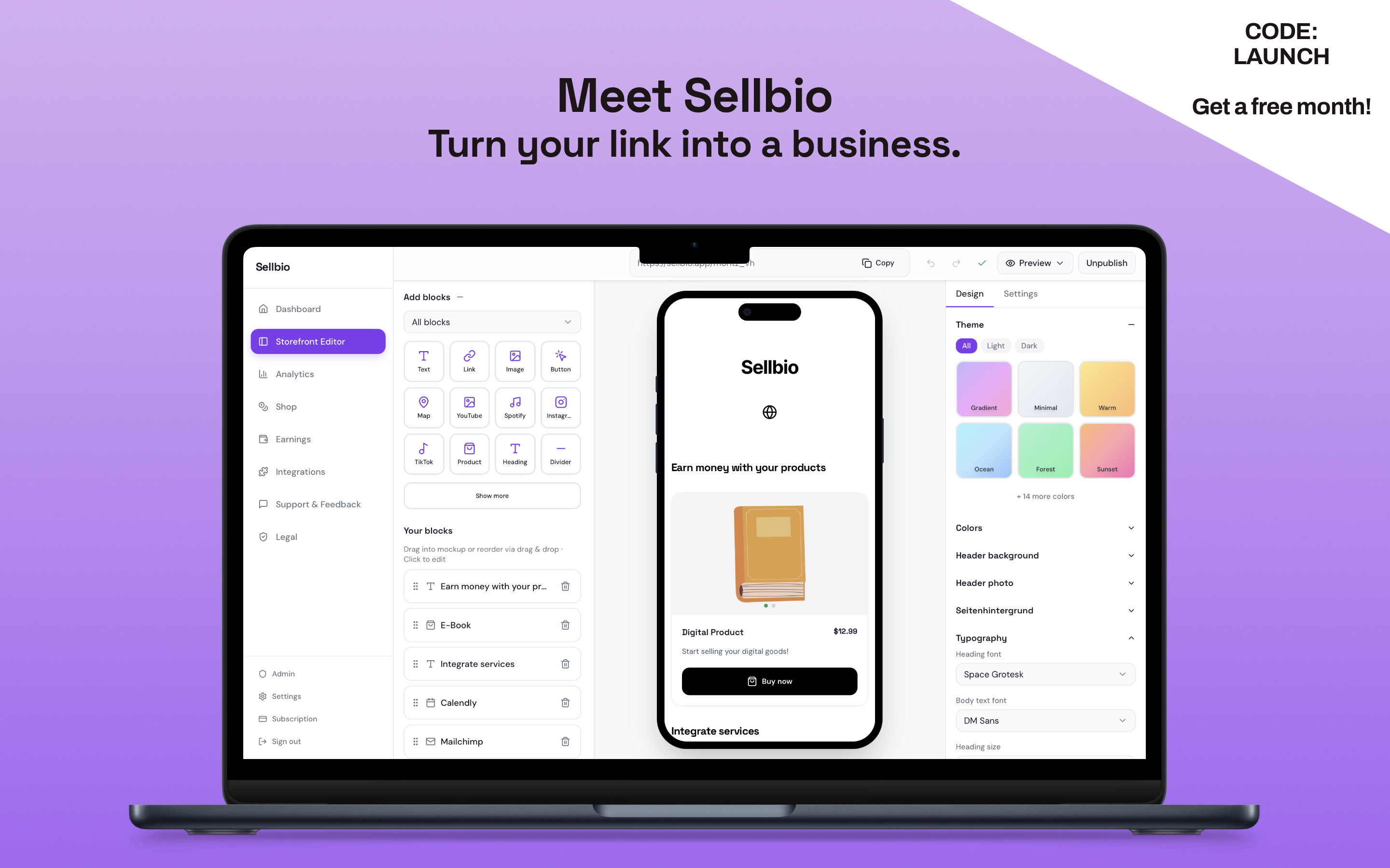 Screenshot 1 of Sellbio