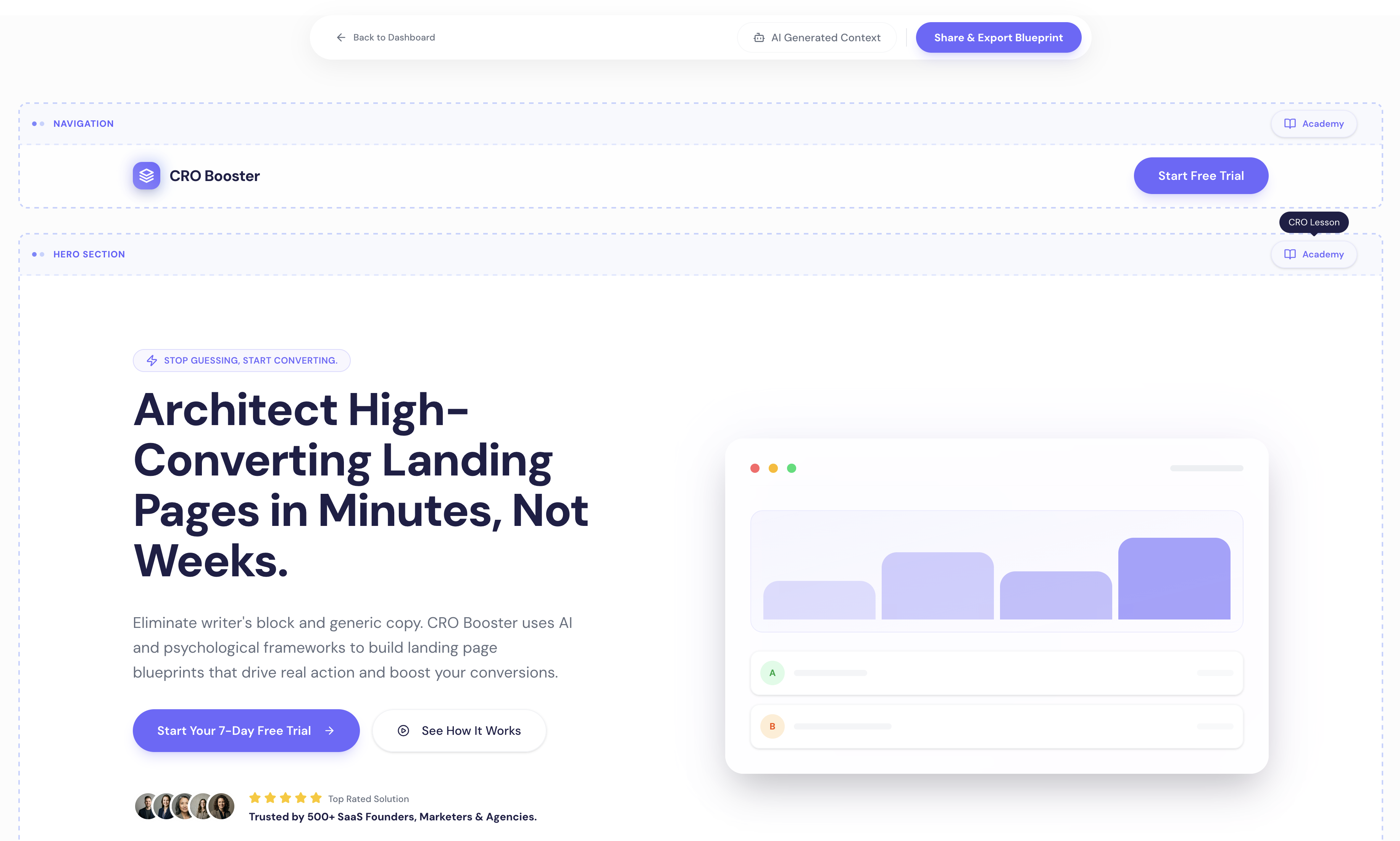 Screenshot 3 of AI Landing Page Generator