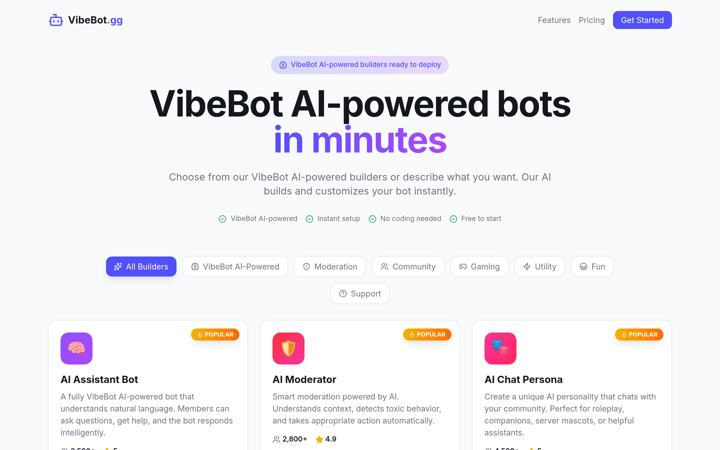 Screenshot 2 of VibeBot