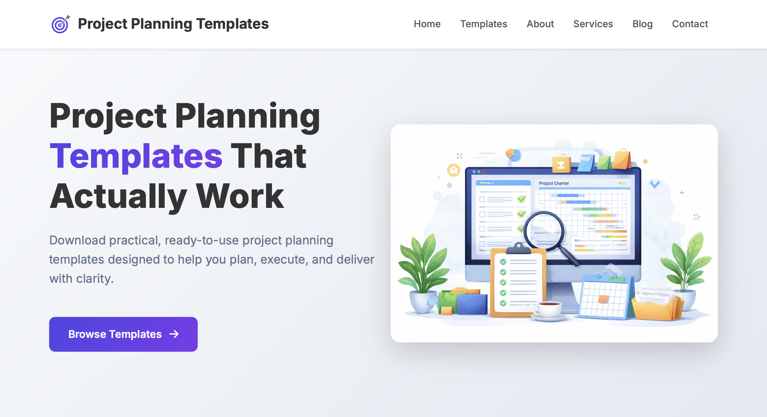 Screenshot 1 of Project Planning Templates