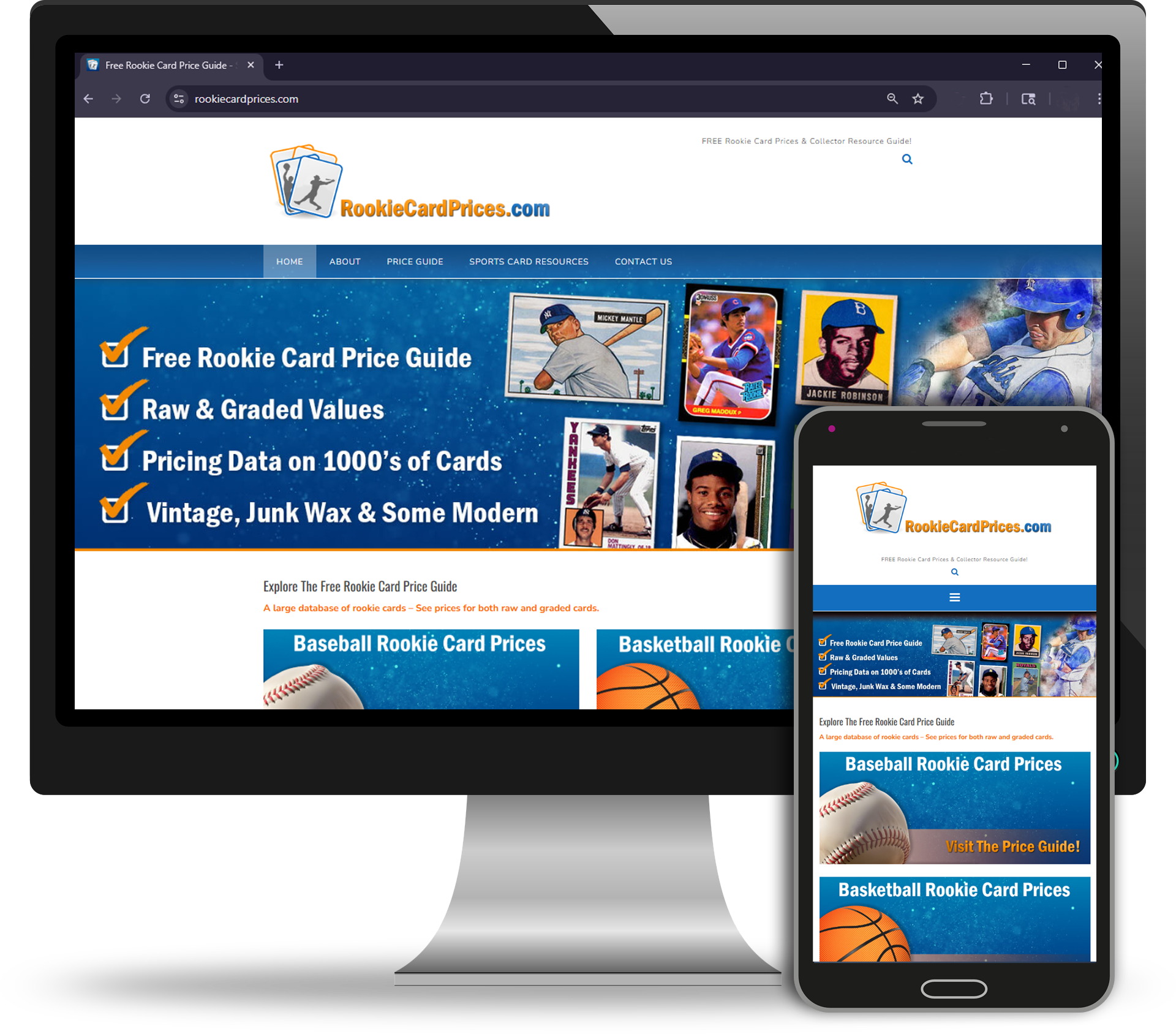 Screenshot 1 of Rookie Card Prices