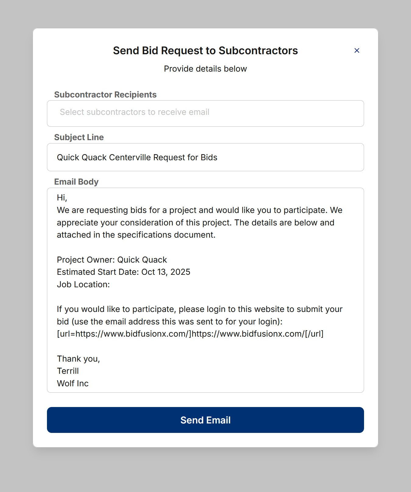 Screenshot 4 of BidFusionX
