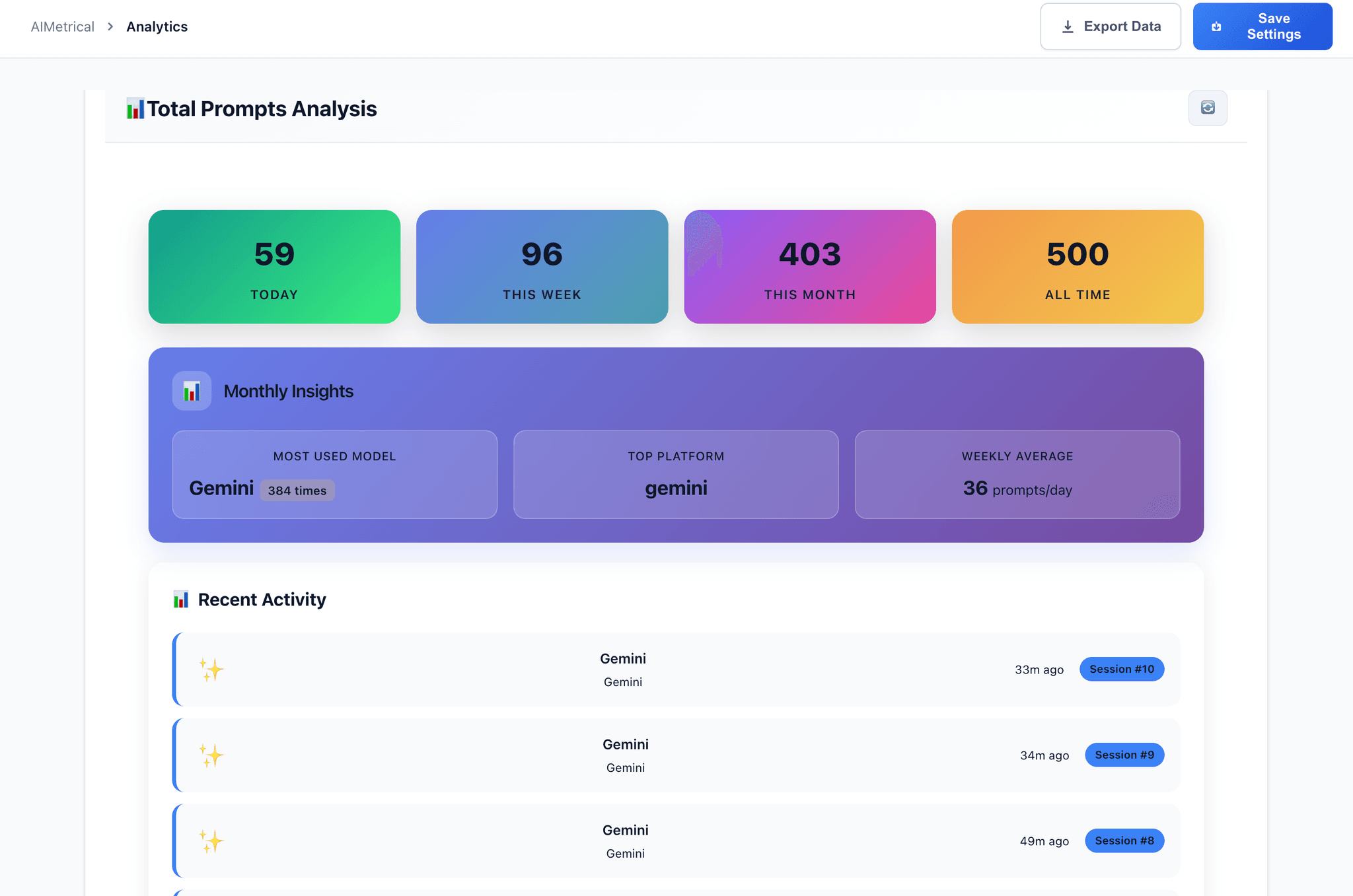 Screenshot 3 of AIMetrical