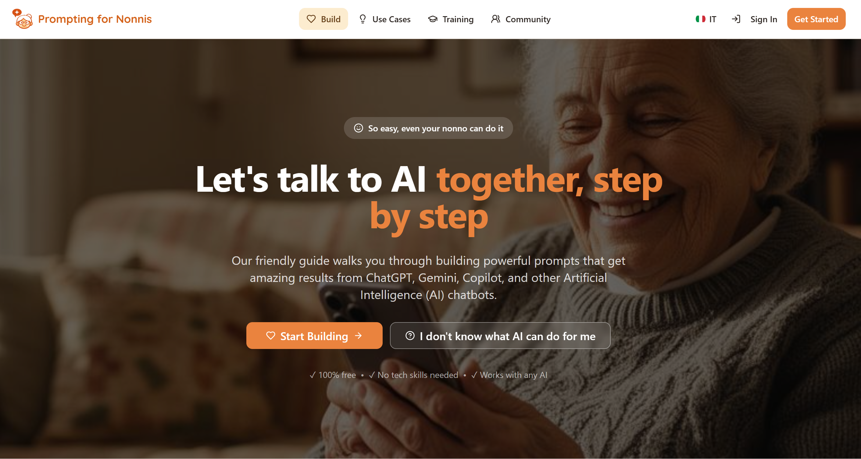 Screenshot 1 of Prompting for Nonnis