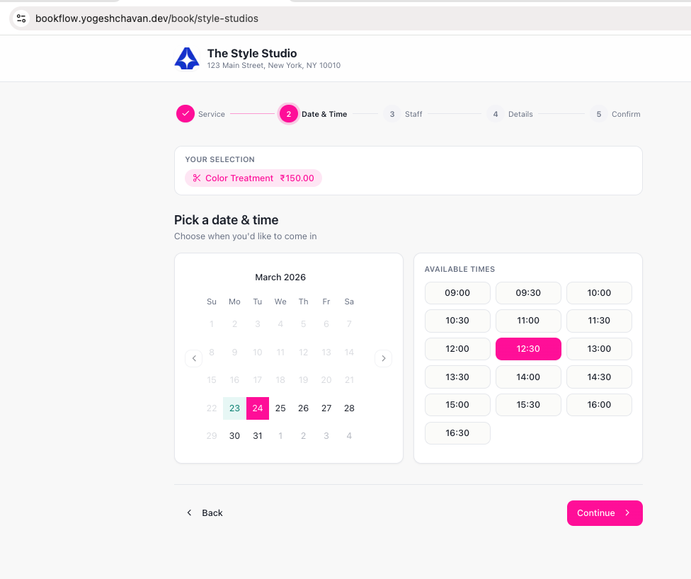 Screenshot 5 of A Multi-vendor Appointment Booking App
