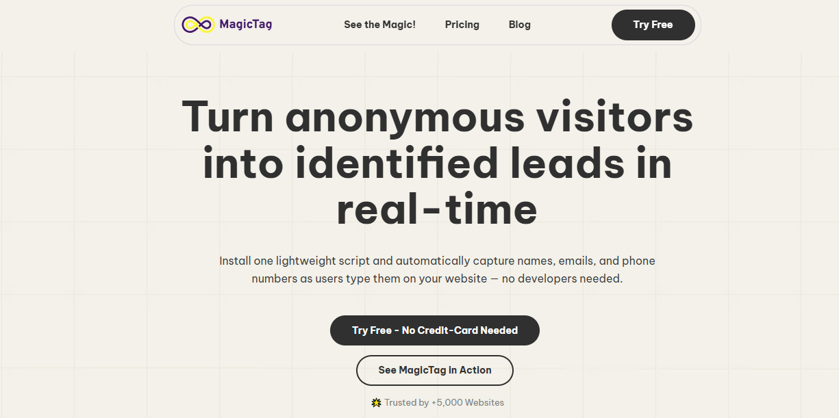 Screenshot 1 of MagicTag.ai