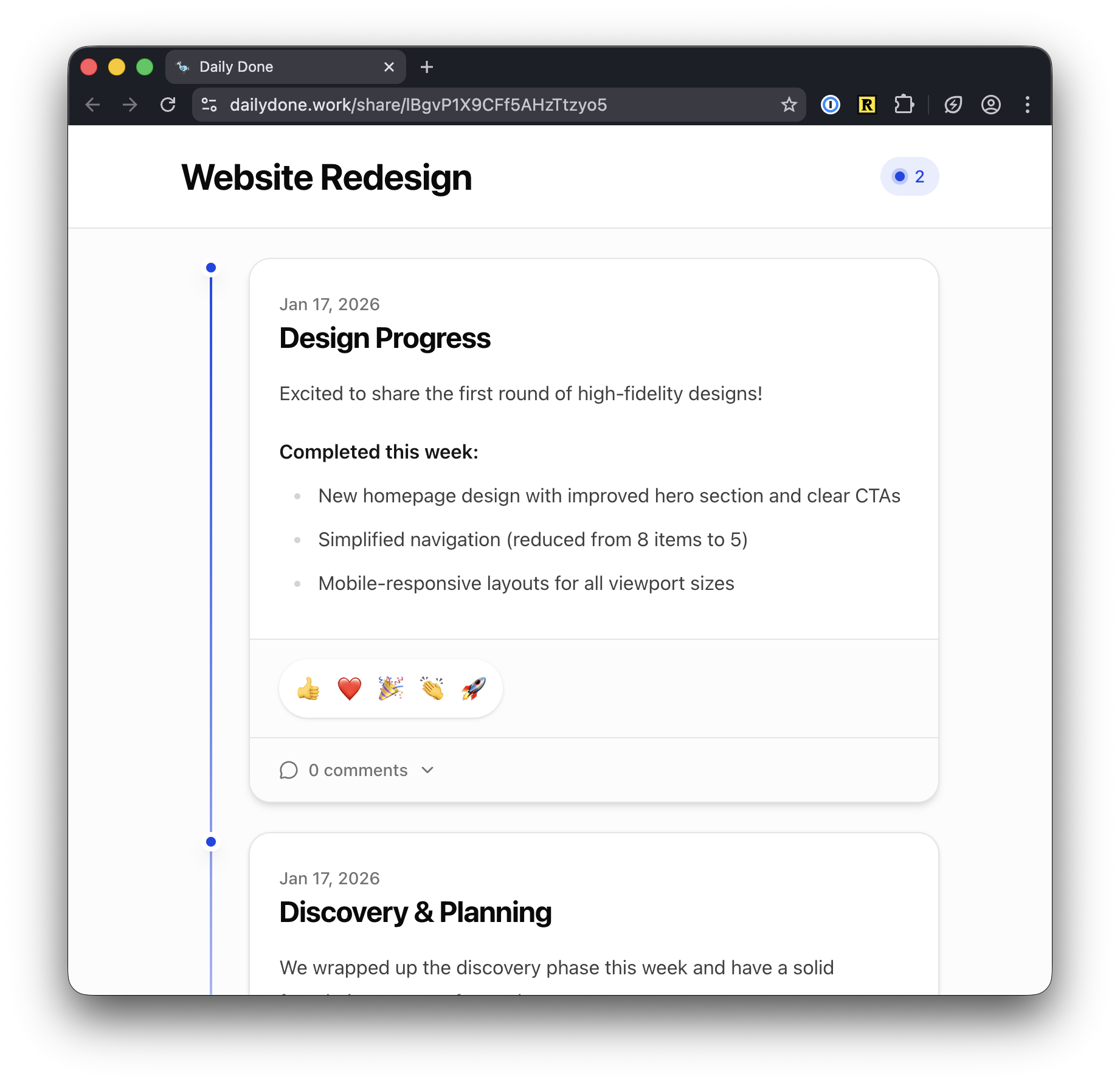 Screenshot 1 of Daily Done