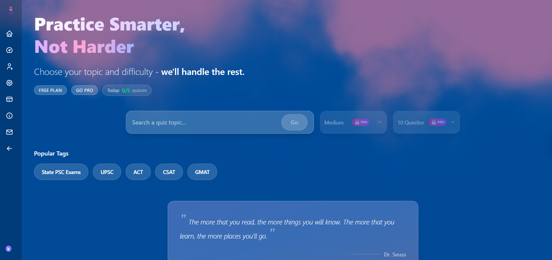 Screenshot 1 of Quizethic AI
