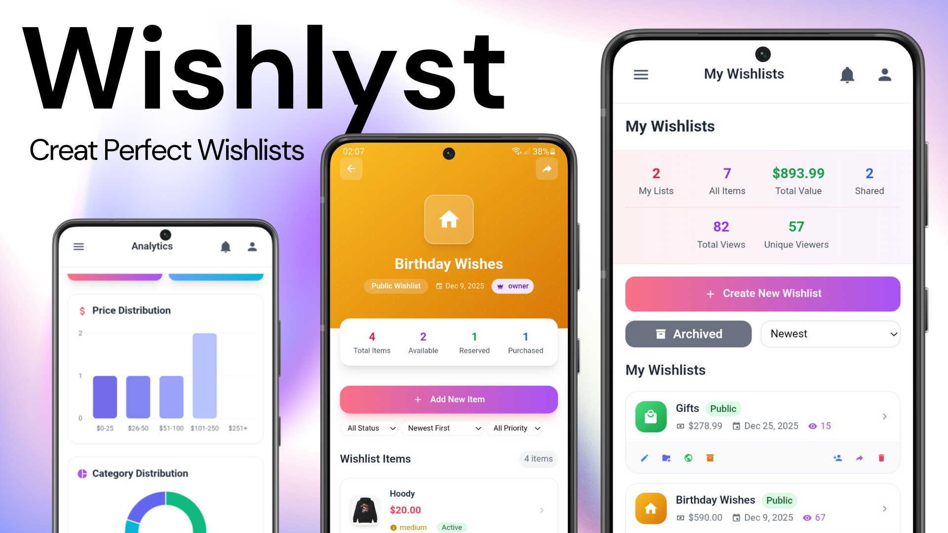 Screenshot 1 of wishlyst