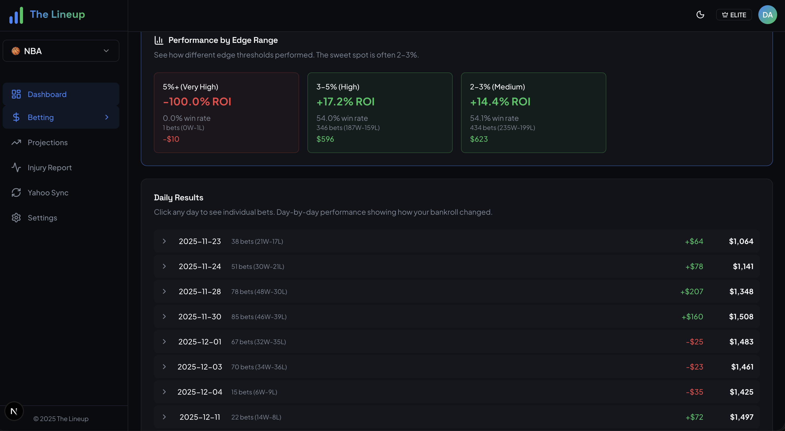 Screenshot 10 of THE LINEUP