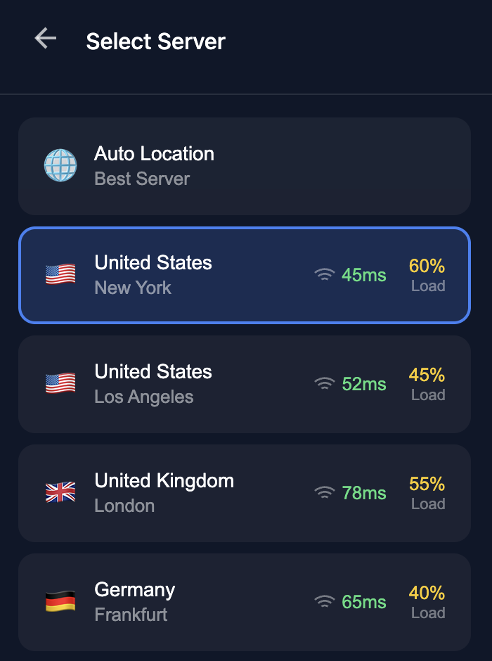 Screenshot 2 of GoVPN