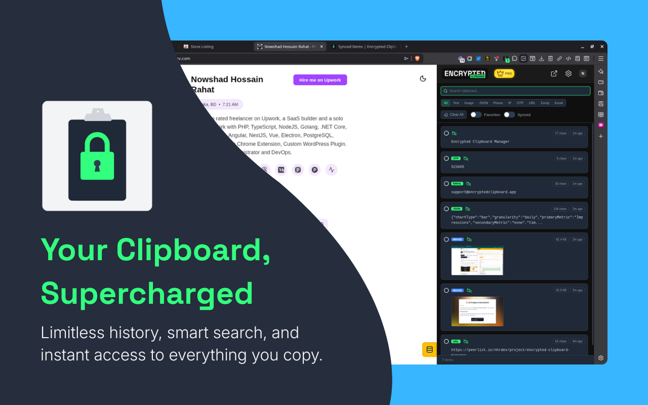 Screenshot 4 of Encrypted Clipboard Manager