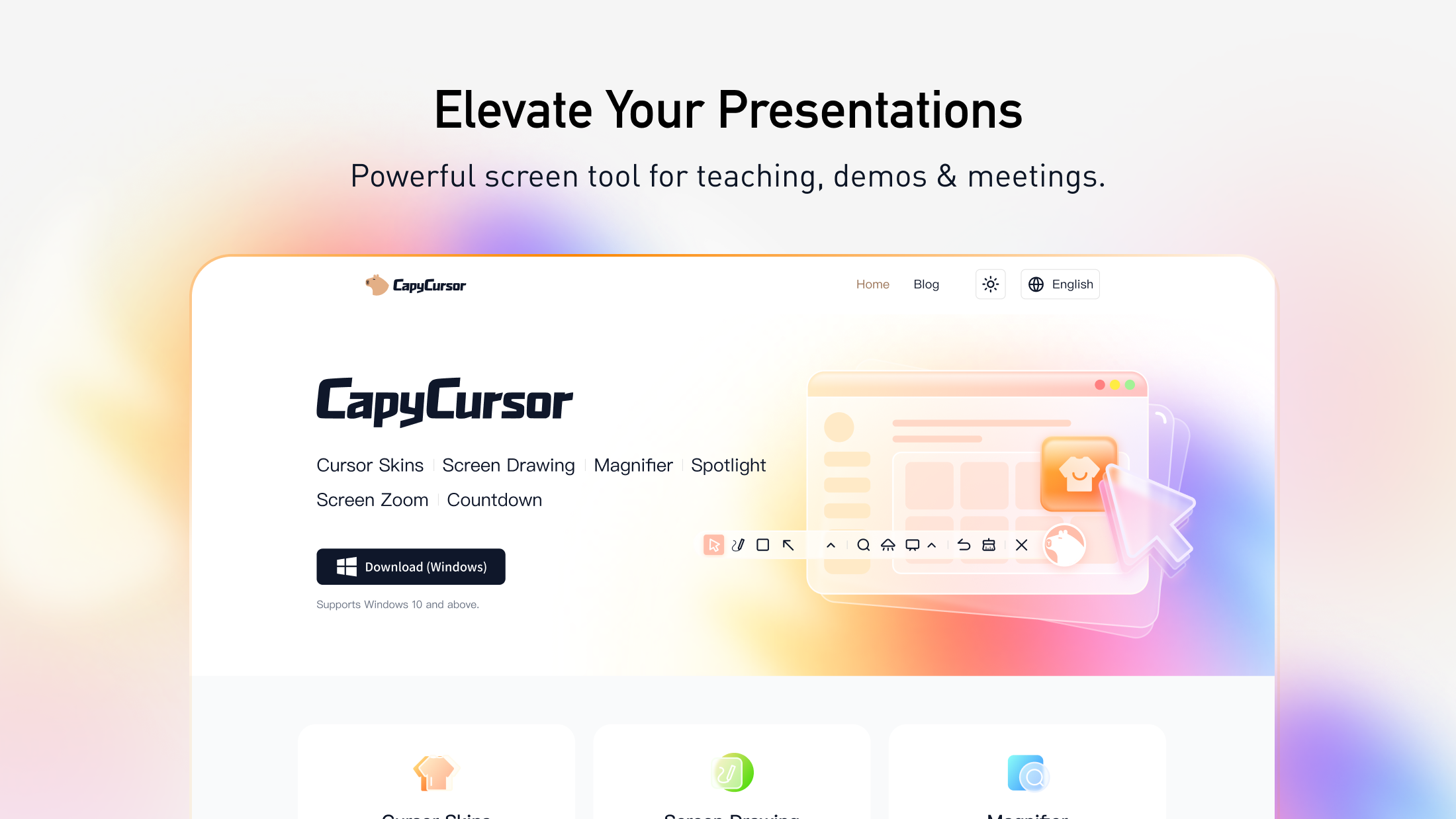 Screenshot 1 of CapyCursor