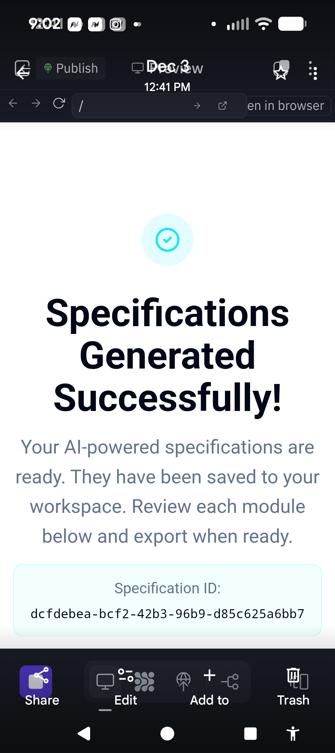 Screenshot 10 of ASSURE-CODE - Compliance Spec Assistant