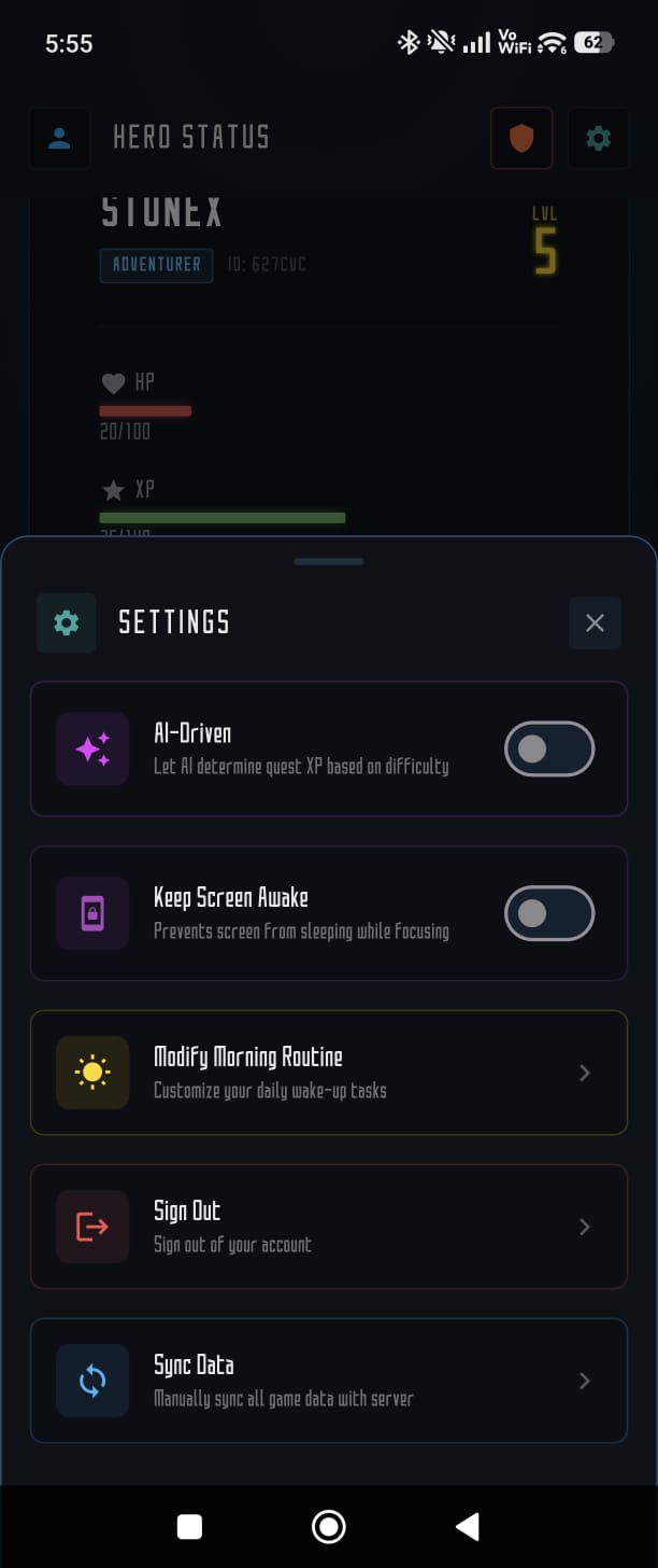Screenshot 2 of MainQuest - Level Up Your Life