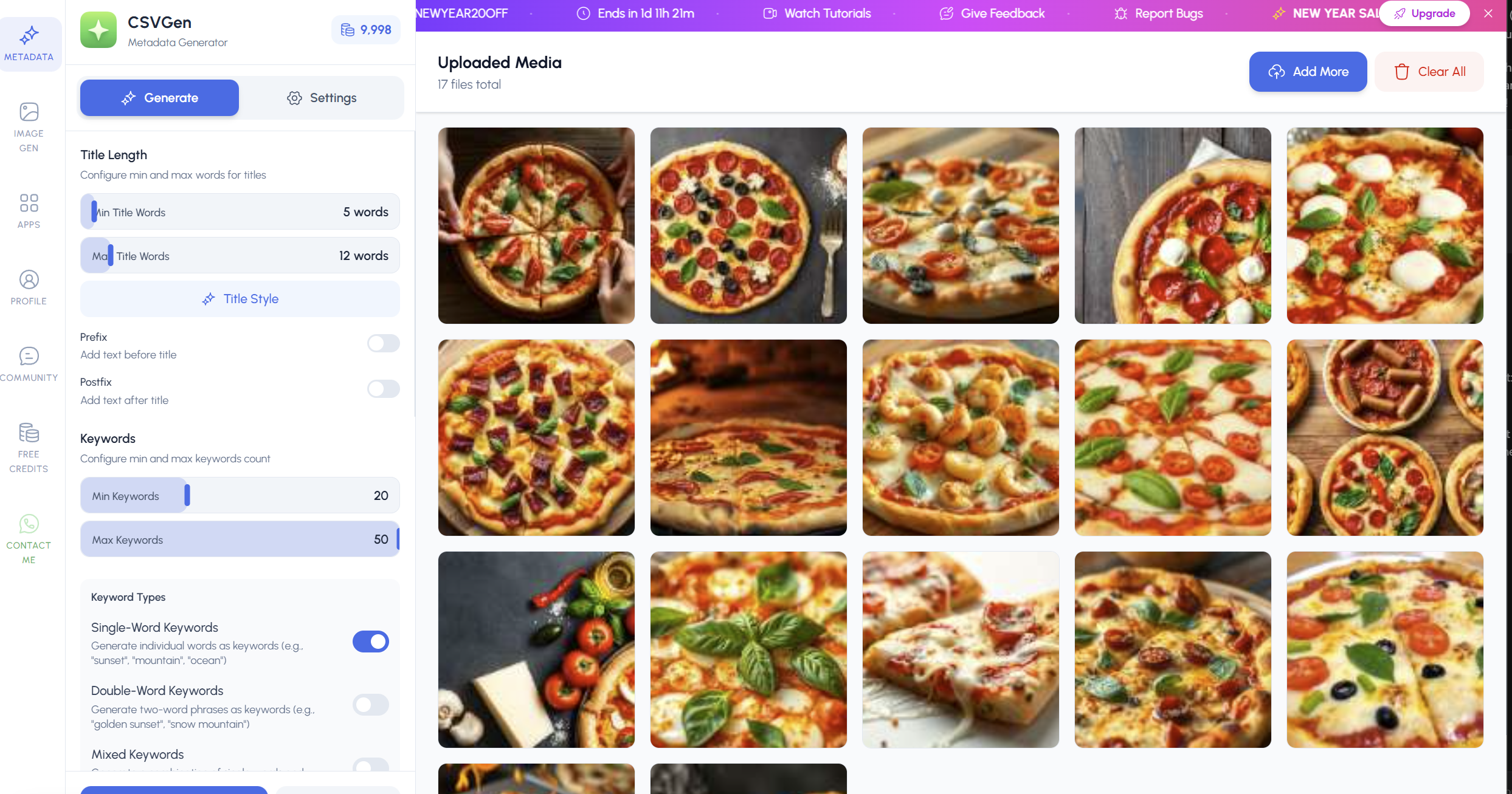 Screenshot 3 of CSVGen