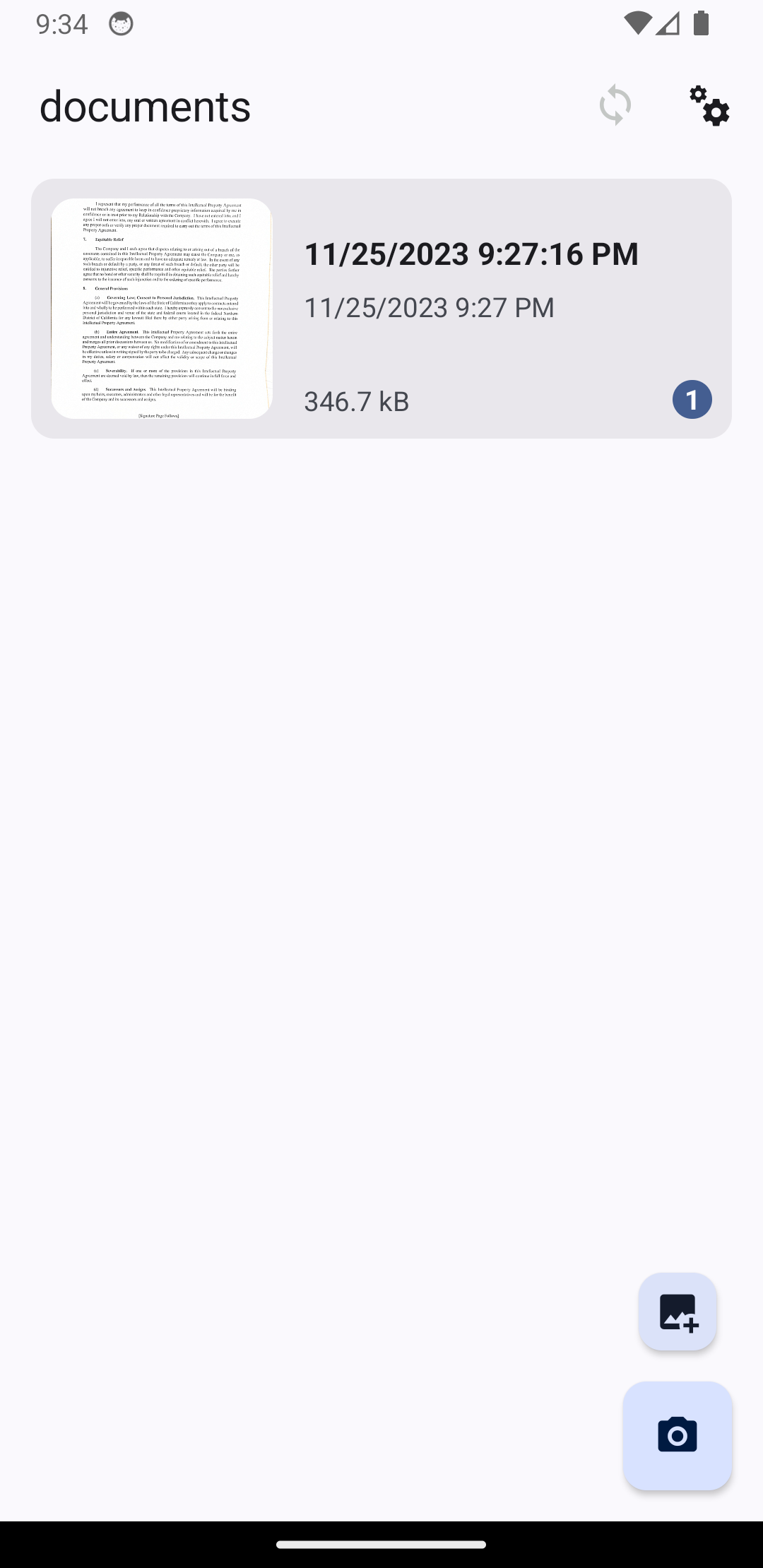 Screenshot 2 of OSS Document Scanner