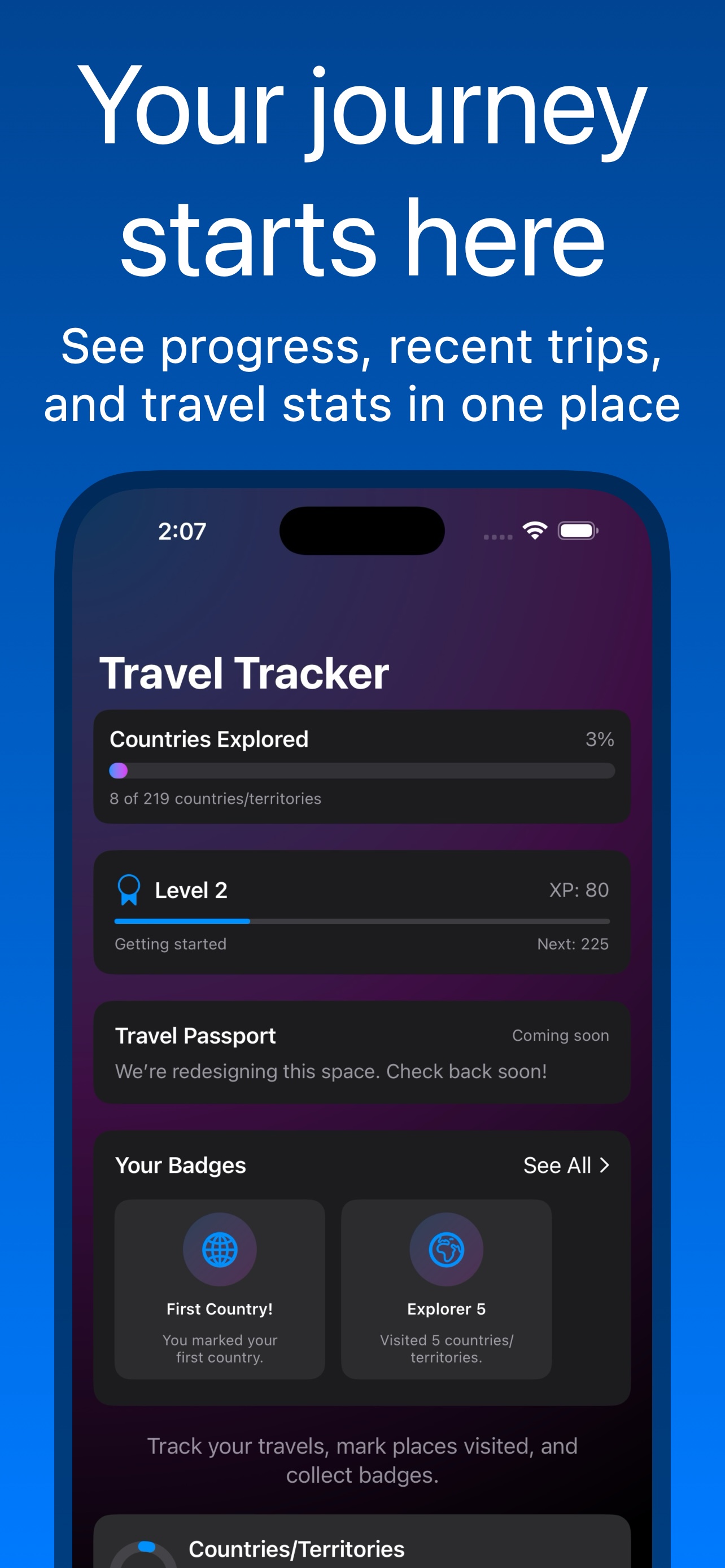 Screenshot 3 of Travel Tracker