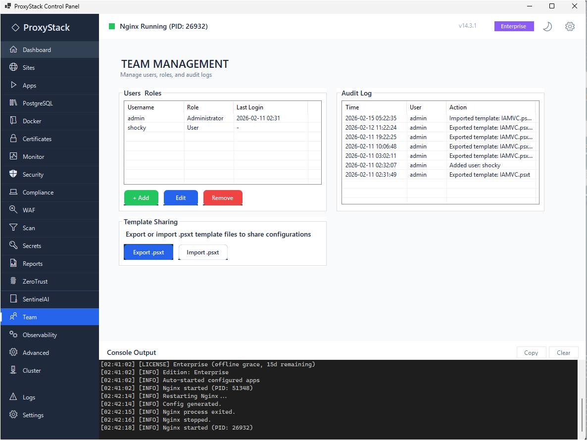 Screenshot 7 of ProxyStack + SentinelAI