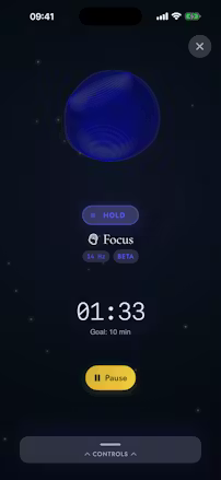 Screenshot 1 of Attunes. Tune Your Mind