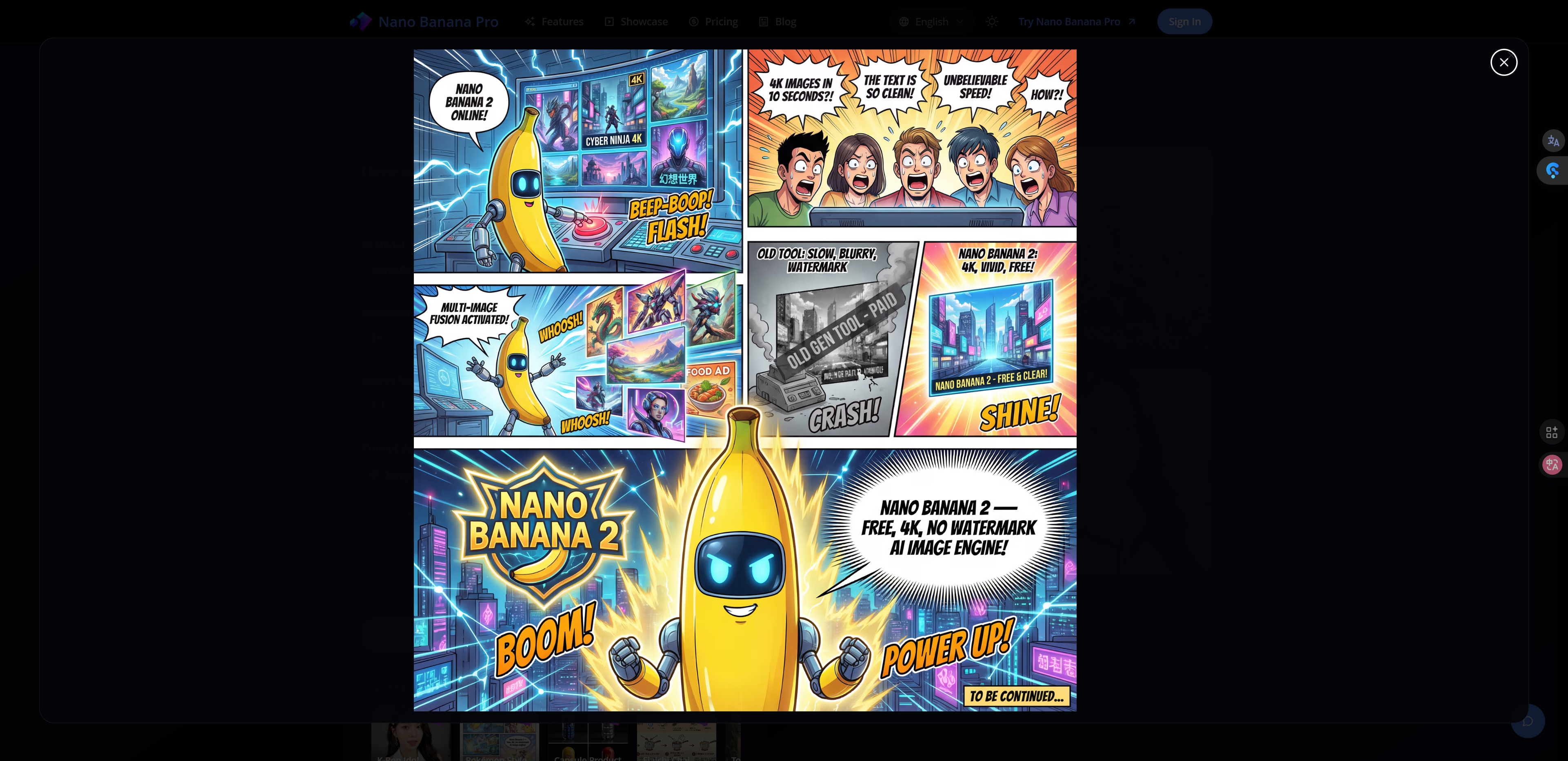 Screenshot 2 of Nano Banana Pro 2025: Free 4K AI Images