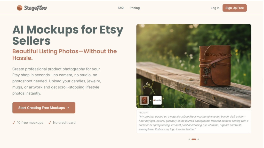 Screenshot 1 of Stageflow.ai