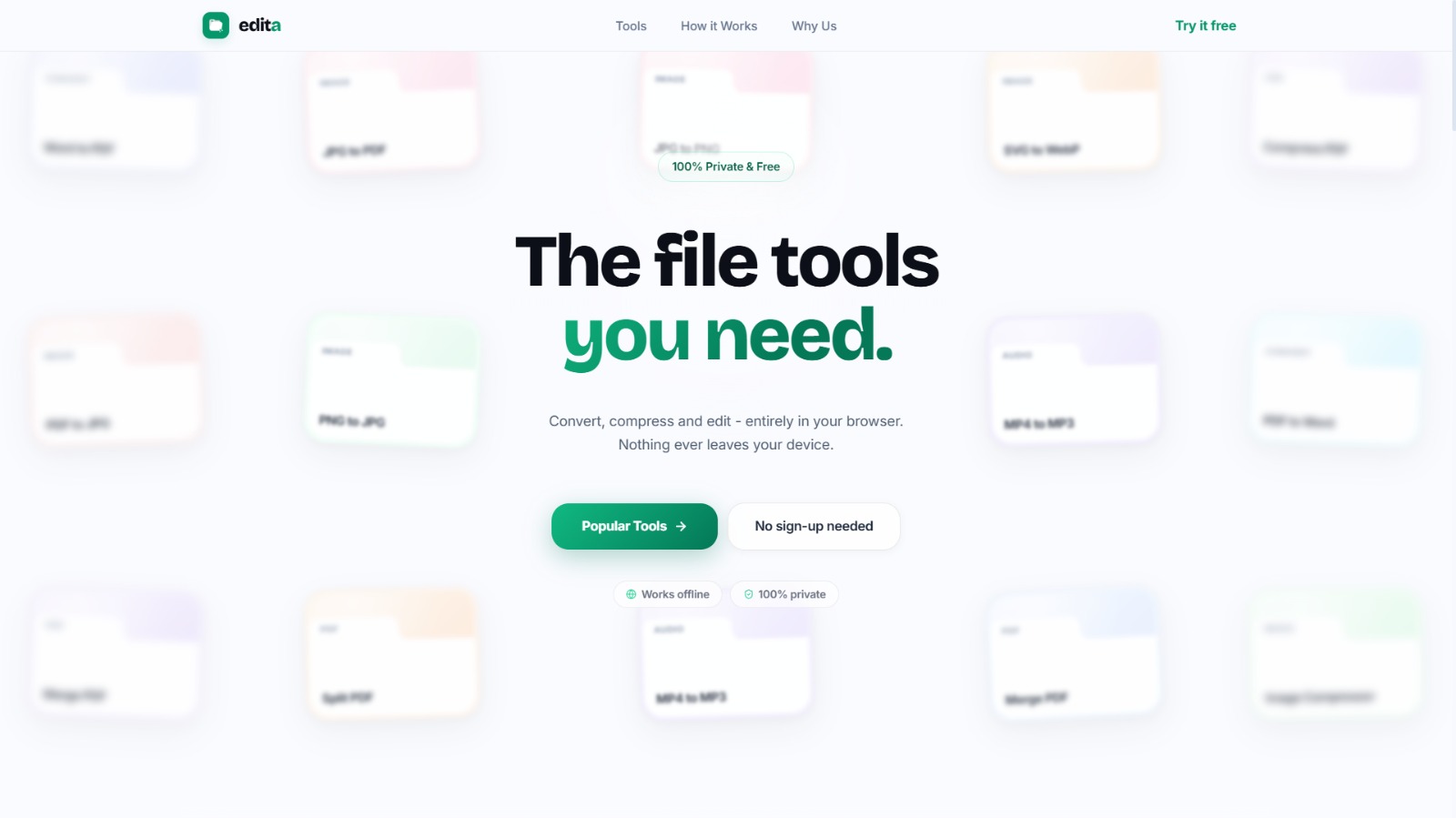 Screenshot 1 of edita.tools