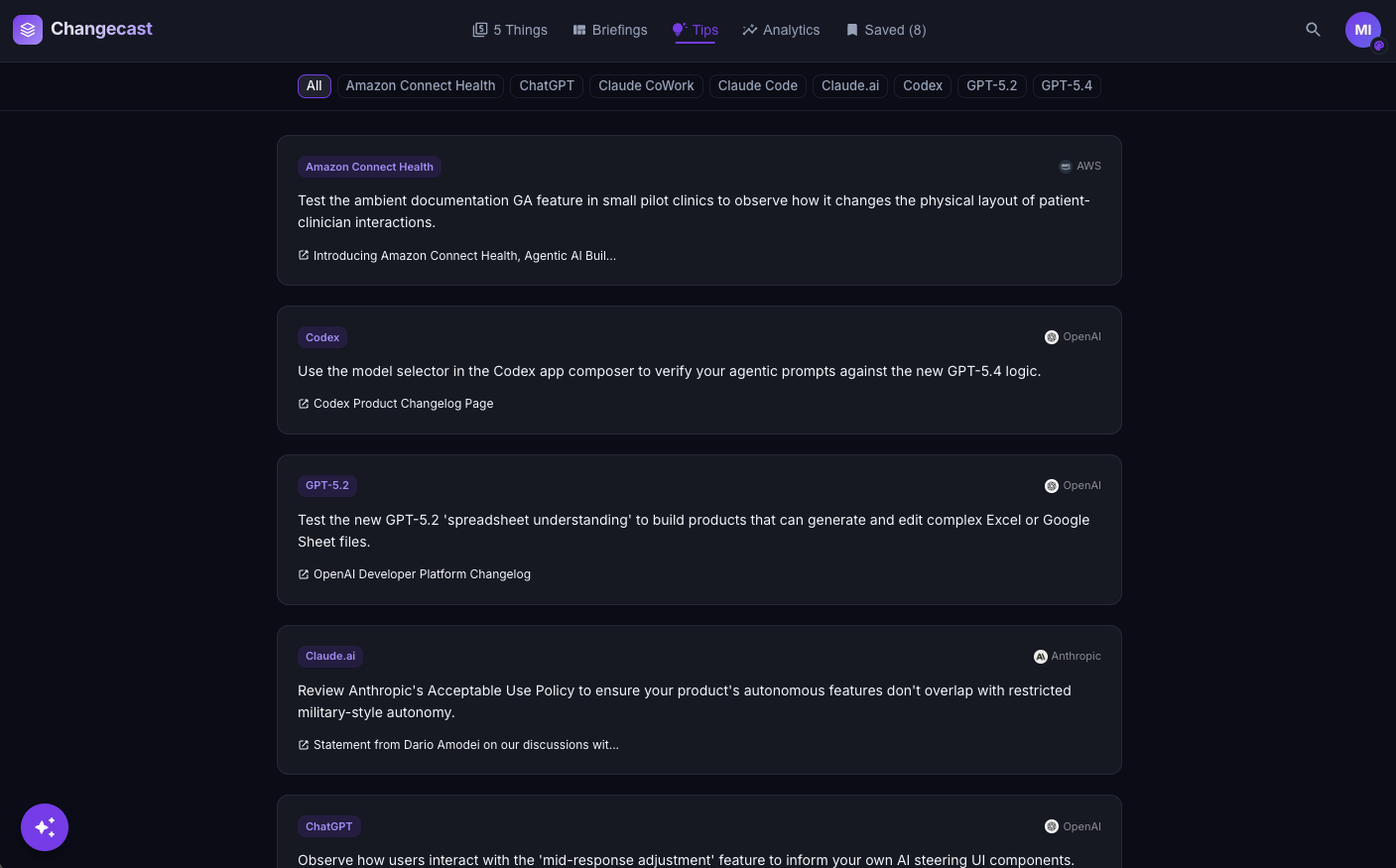 Screenshot 4 of Changecast