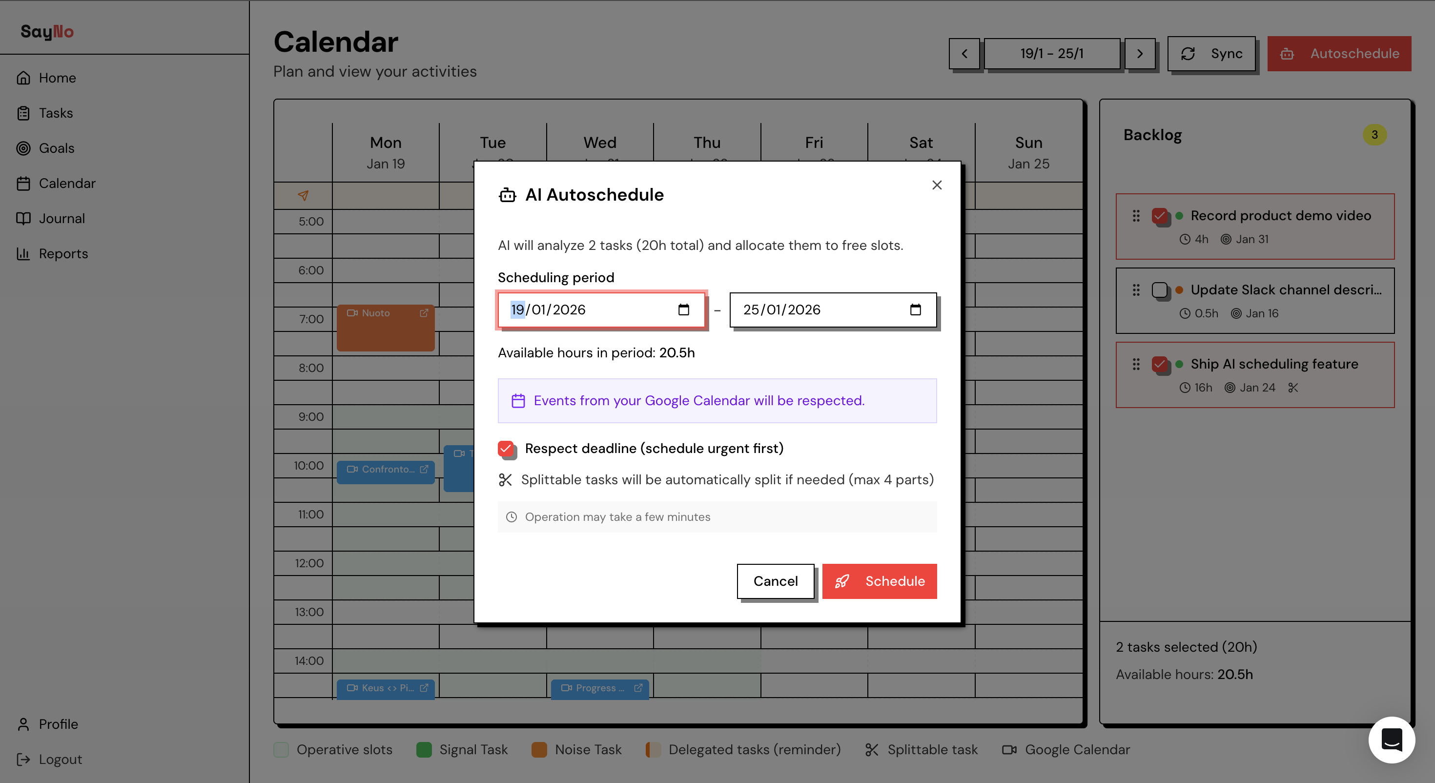 Screenshot 4 of SayNo - Focus on What Matters