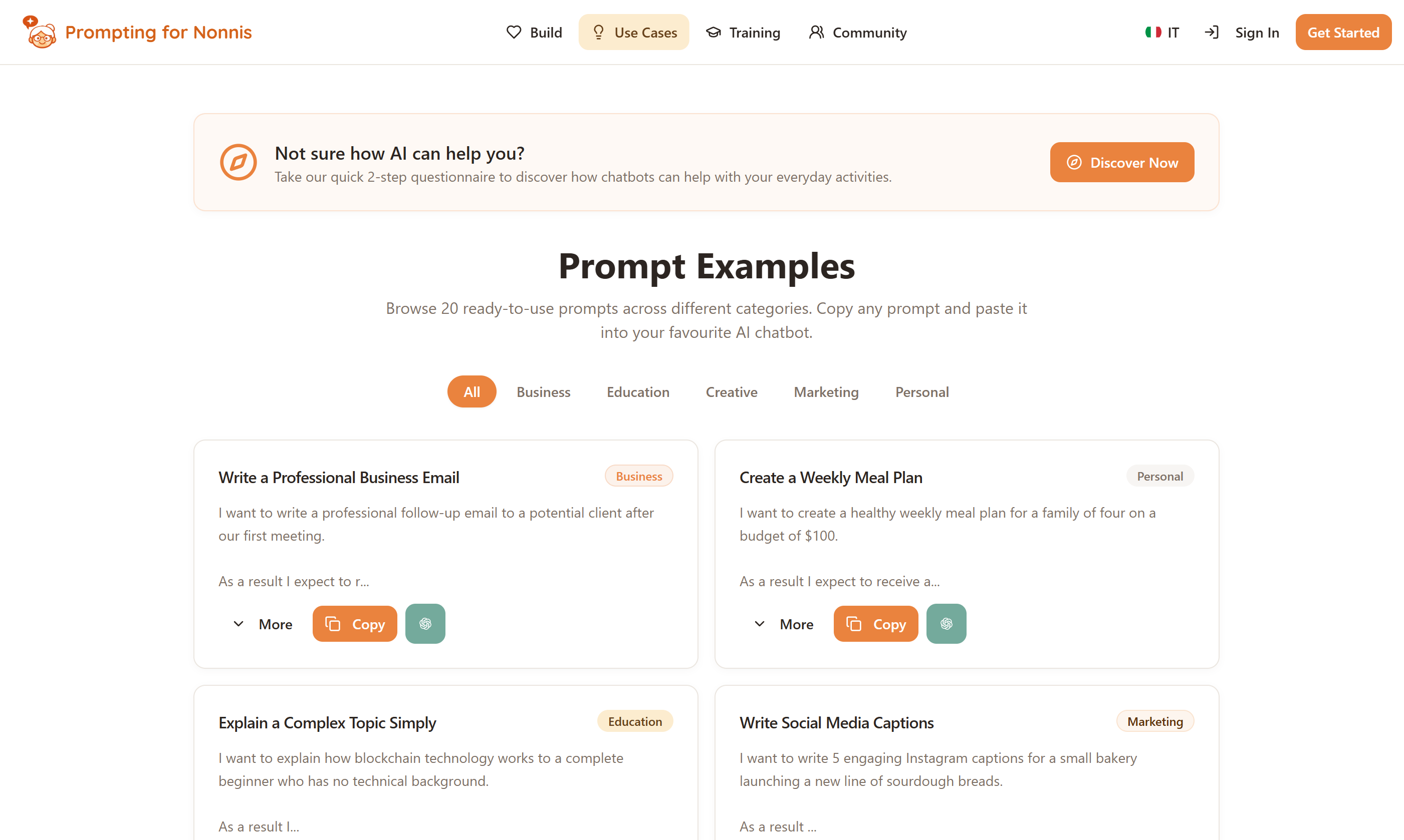 Screenshot 3 of Prompting for Nonnis