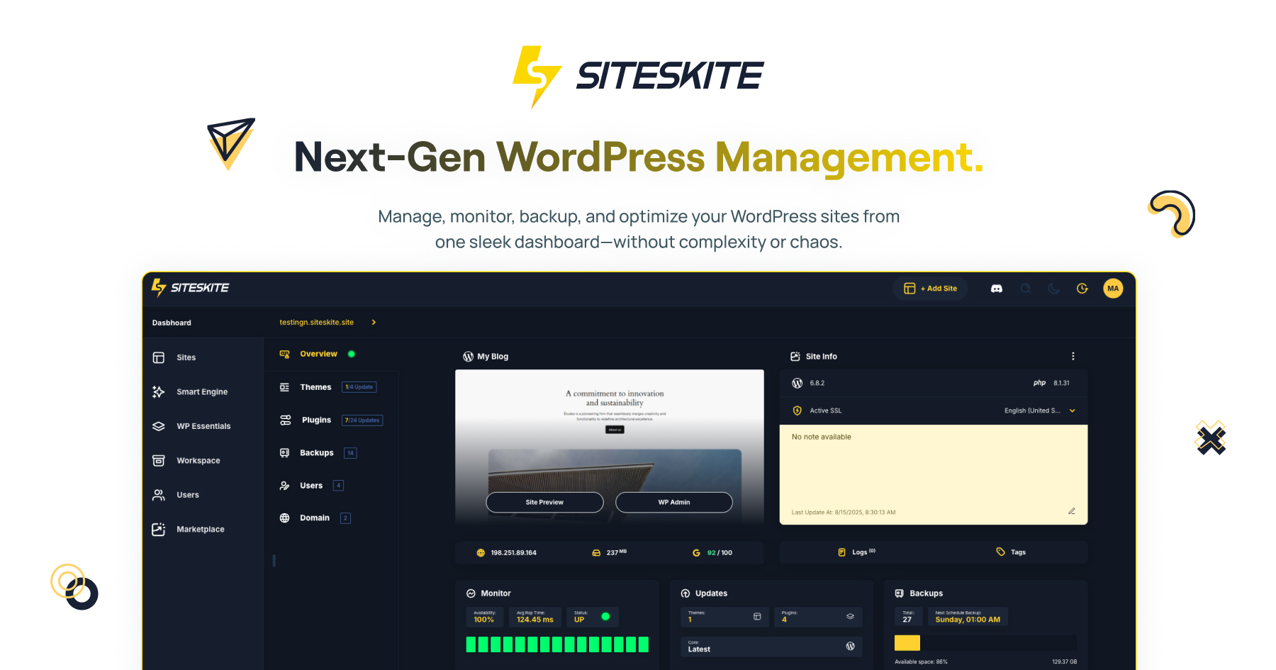 Screenshot 1 of SITESKITE