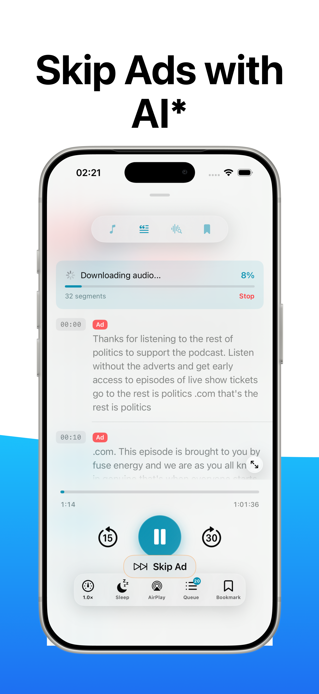 Screenshot 3 of FluidCast - Podcast Player