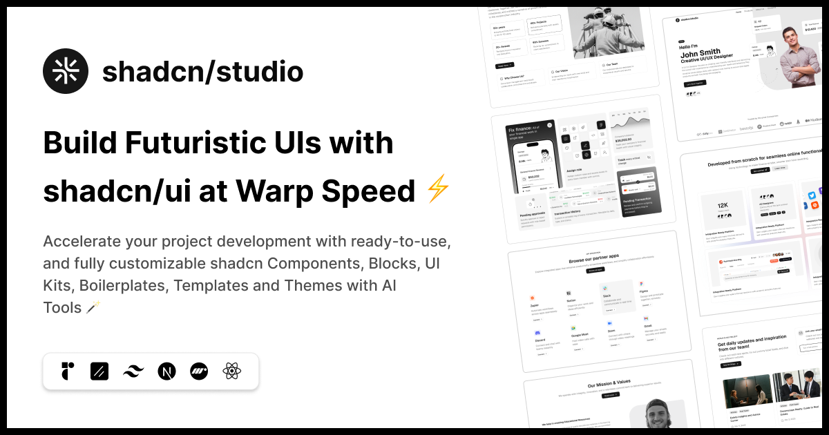 Screenshot 2 of Shadcn Studio