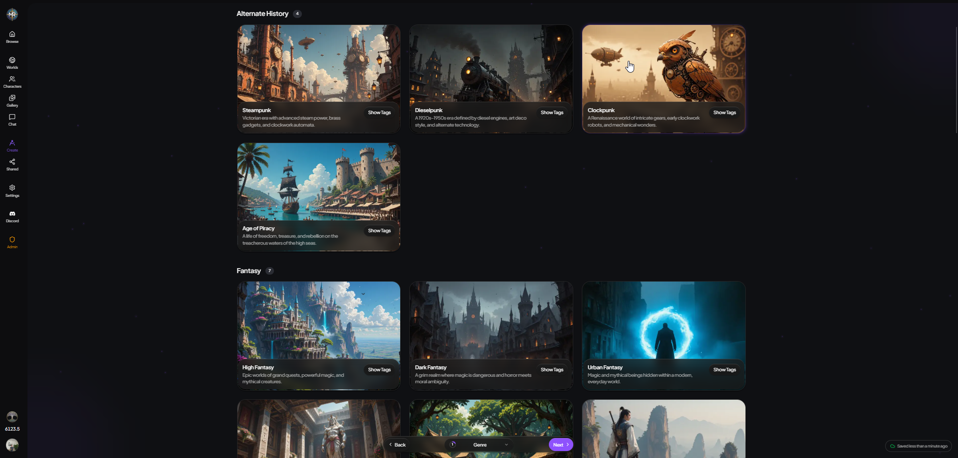 Screenshot 2 of Meridian Realms AI
