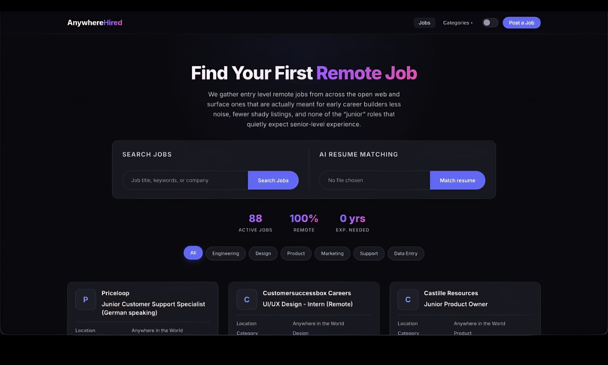 Screenshot 2 of AnywhereHired