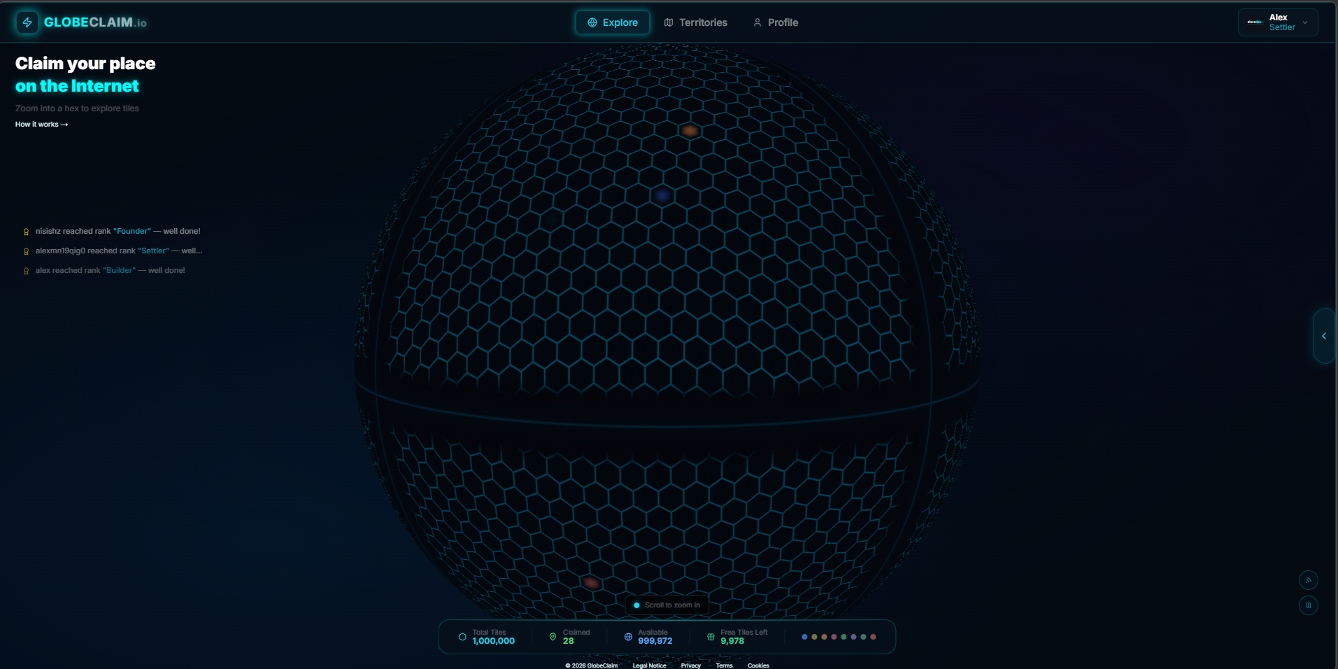 Screenshot 4 of GlobeClaim.io