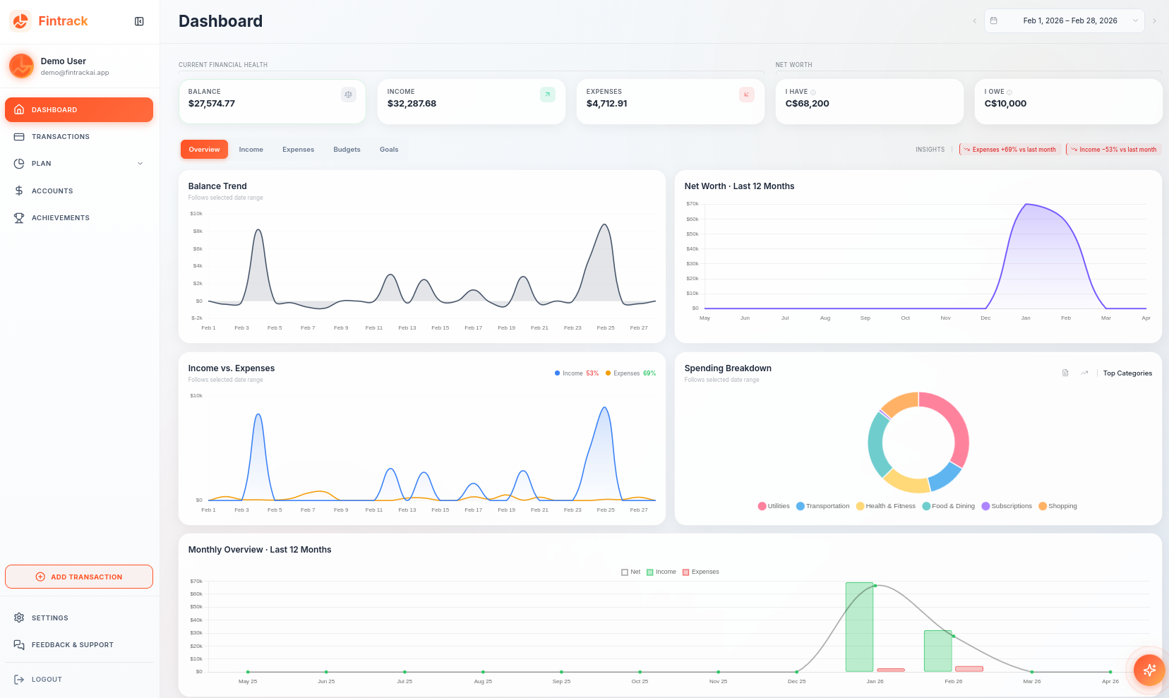 Screenshot 2 of Fintrack