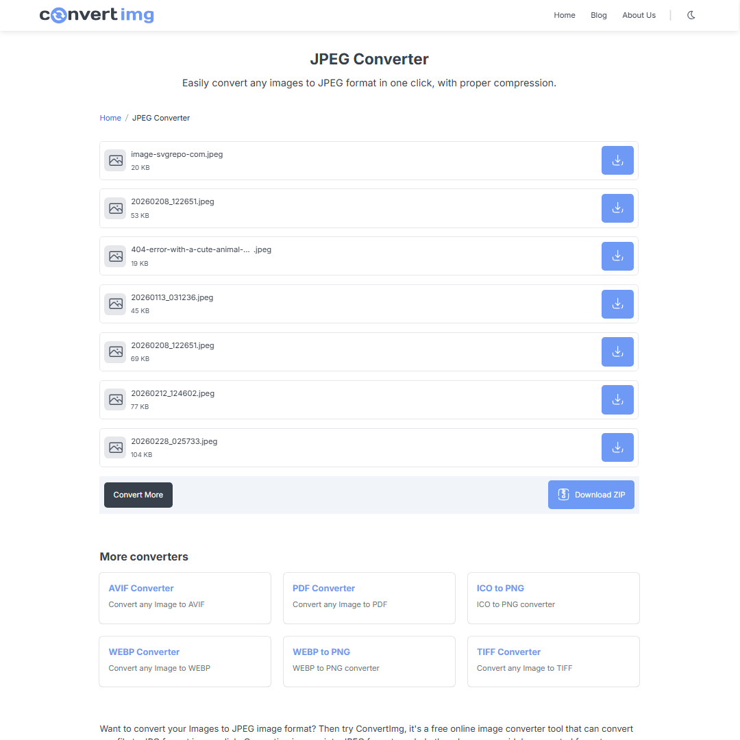 Screenshot 2 of Image Converter Online - ConvertImg