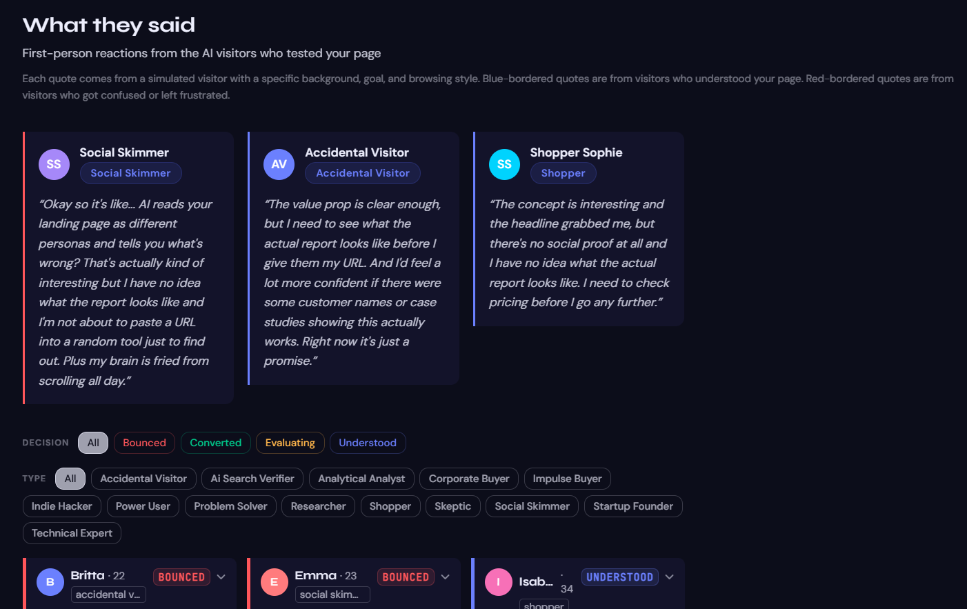 Screenshot 6 of WhyIQ - AI Conversion Optimisation
